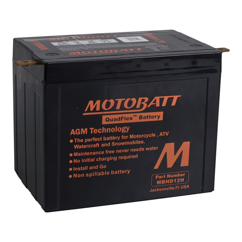 Load image into Gallery viewer, Motobatt Battery Quadflex AGM - MBHD12H
