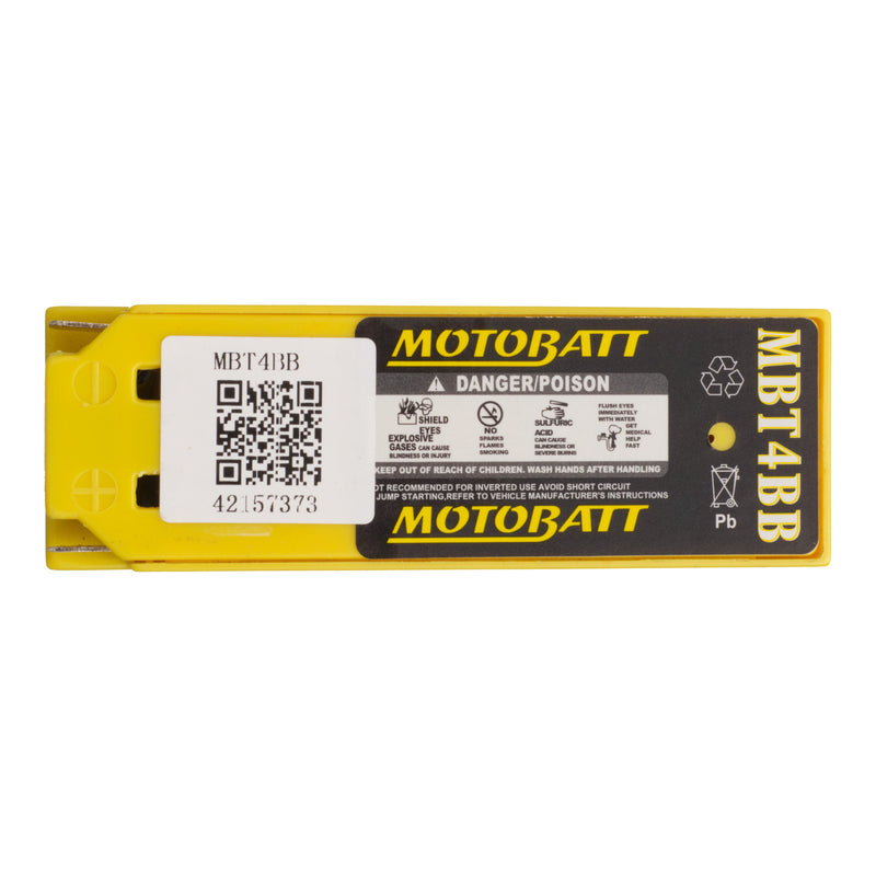 Load image into Gallery viewer, Motobatt Battery Quadflex AGM - MBT4BB
