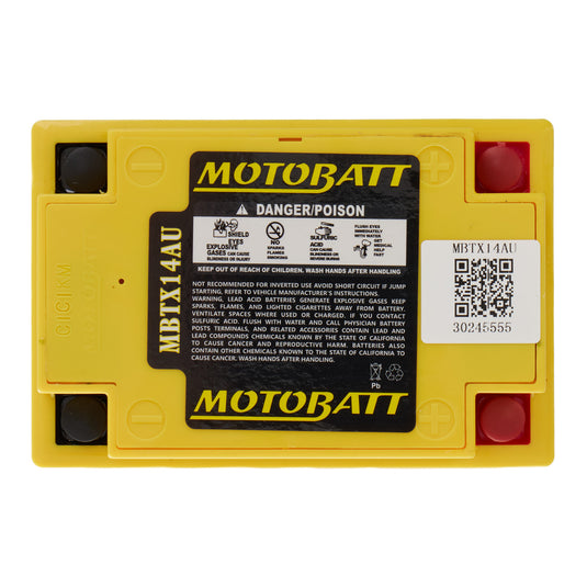 Motobatt Battery Quadflex AGM - MBTX14AU