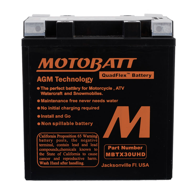 Load image into Gallery viewer, Motobatt Battery Quadflex AGM - MBTX30UHD
