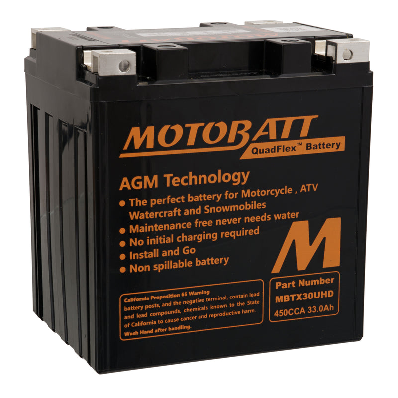 Load image into Gallery viewer, Motobatt Battery Quadflex AGM - MBTX30UHD
