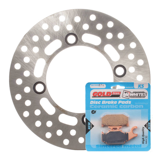 Brake Disc & Pad Front Kit - Suzuki LTA500XP, LTA750XP - Right