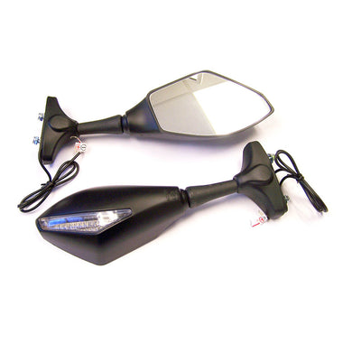 Whites Mirror Universal Fairing Mount with LED (Pair)