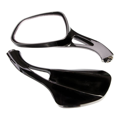 Whites Mirror - Suzuki AN125 Black (Pair)