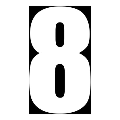 Whites Race Number - White 