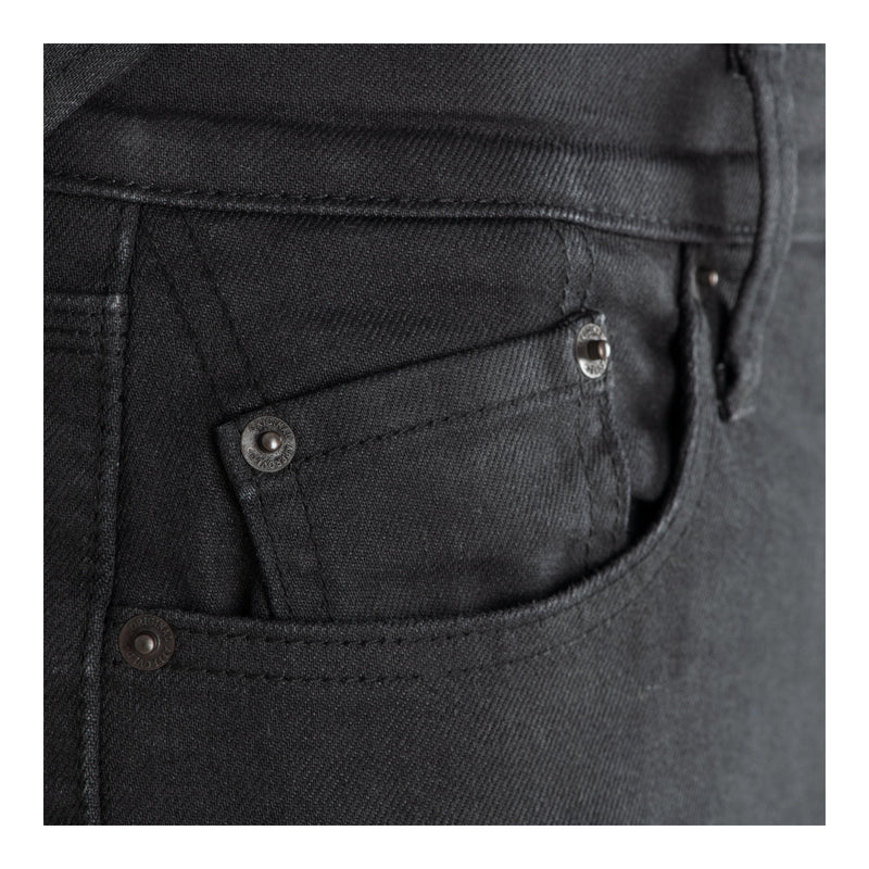 Load image into Gallery viewer, Oxford Original CE AA Armourlite Slim Men's Jeans - Black (Short - 30L)
