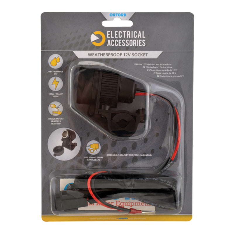 Load image into Gallery viewer, Oxford 12 Volt Standard Plug Socket 120w 10amp
