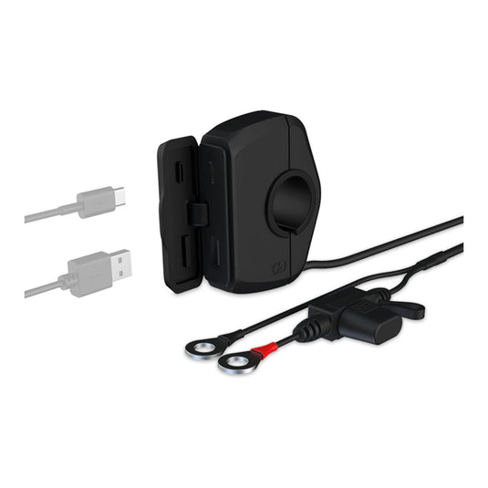 Oxford Slimline USB Type-A and Type-C 3.0 Amp Charging Kit