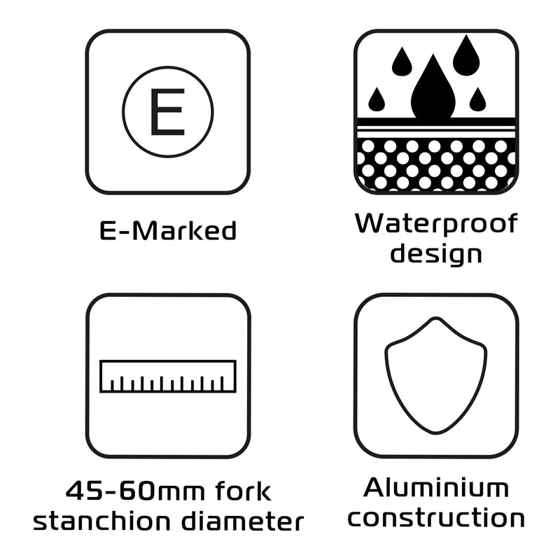 Load image into Gallery viewer, Oxford Darkturner - Sequential Fork Mounted Indicators
