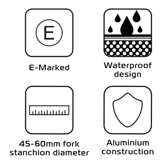 Oxford Darkturner - Sequential Fork Mounted Indicators