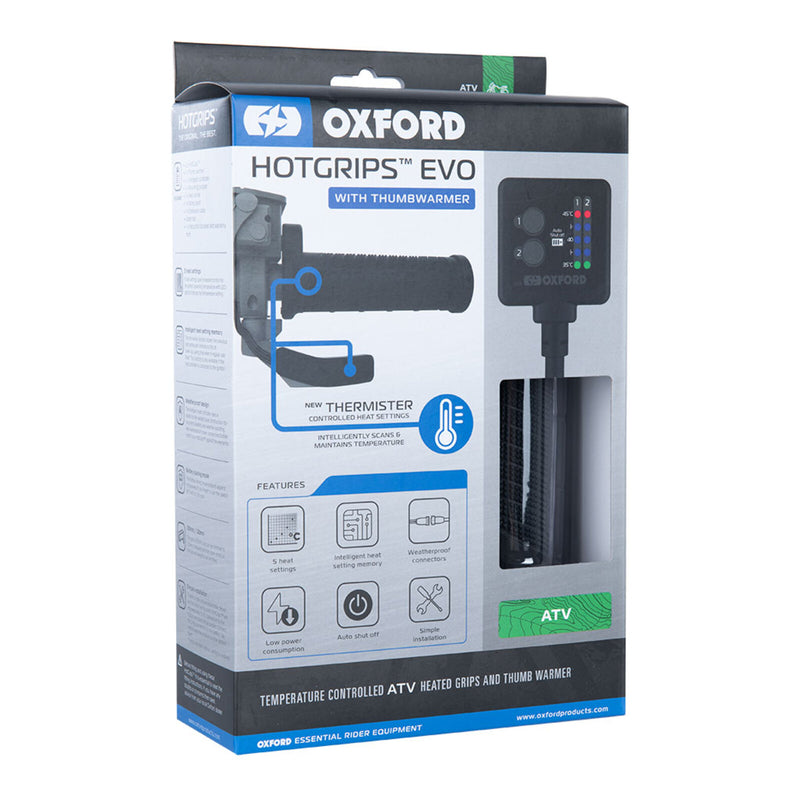 Load image into Gallery viewer, Oxford EVO HotGrips® ATV - V9 Dual Thermister Switch with THUMB WARMER
