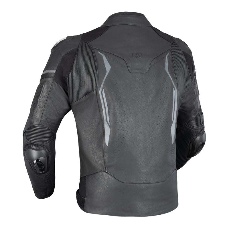 Load image into Gallery viewer, Oxford Nexus 1.0 Leather Men&#39;s Jacket - Stealth Black
