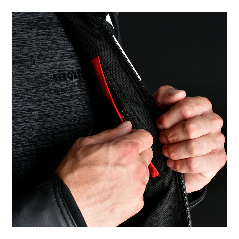 Load image into Gallery viewer, Oxford Nexus 1.0 Leather Men&#39;s Jacket - Stealth Black
