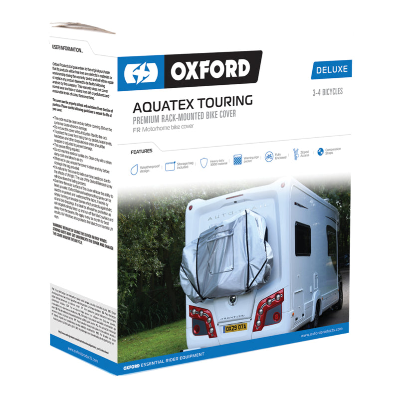 Load image into Gallery viewer, Oxford Aquatex Touring Deluxe Bike Cover for 1-2 Bikes
