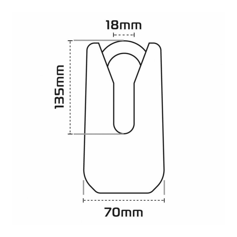Load image into Gallery viewer, Oxford Disc Lock Monster - Black
