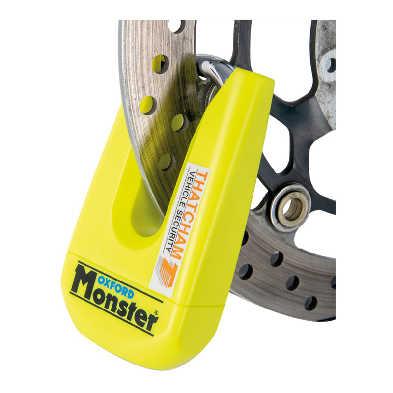 Load image into Gallery viewer, Oxford Disc Lock Monster - Yellow
