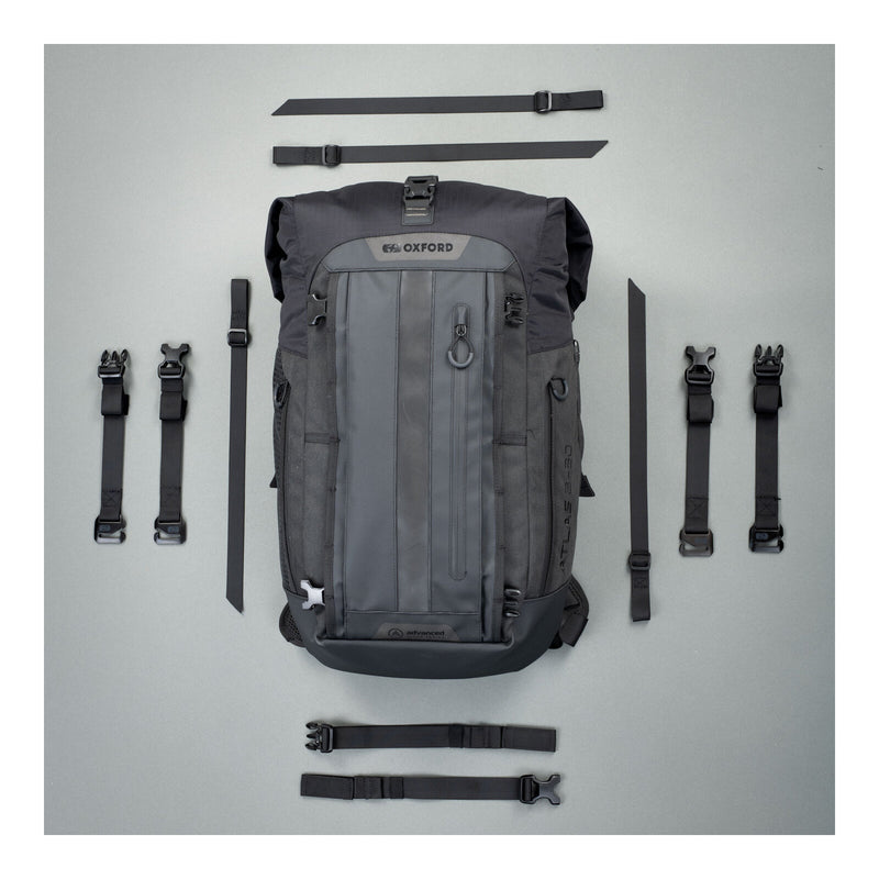 Load image into Gallery viewer, Oxford Atlas B-20 Advanced Backpack - Charcoal / Black
