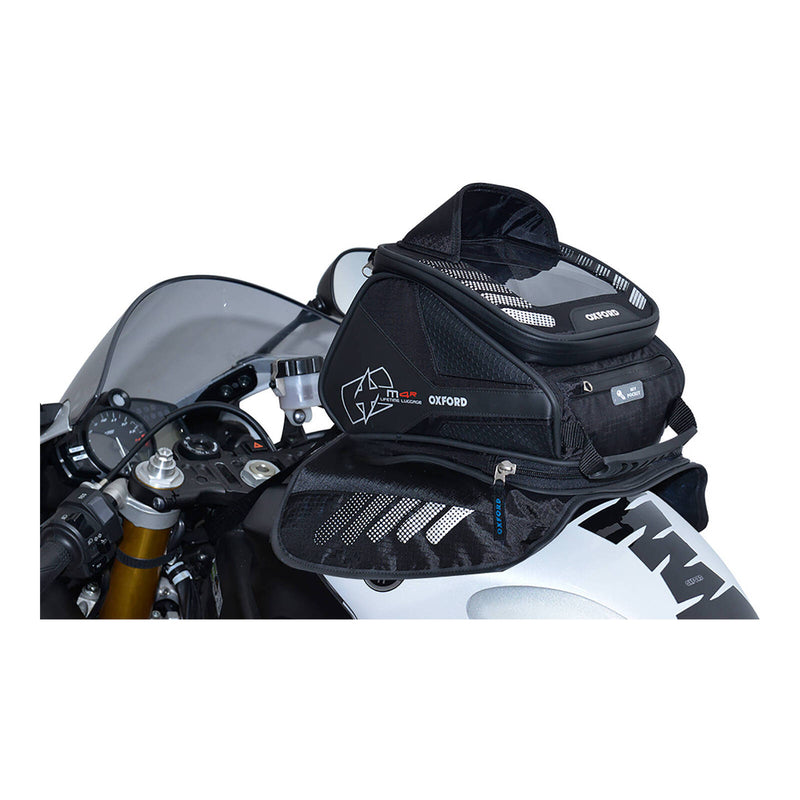 Load image into Gallery viewer, Oxford Tank &amp; Tail Bag Magnetic M4R - Black
