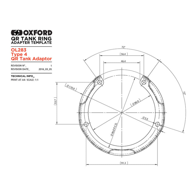 Load image into Gallery viewer, Oxford Quick Release Bike Adaptor - Type 4 (Kawasaki)
