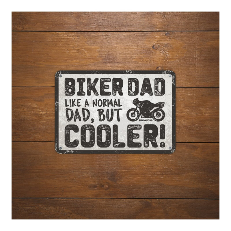 Load image into Gallery viewer, Oxford Garage Metal Sign: Biker Dad Cooler
