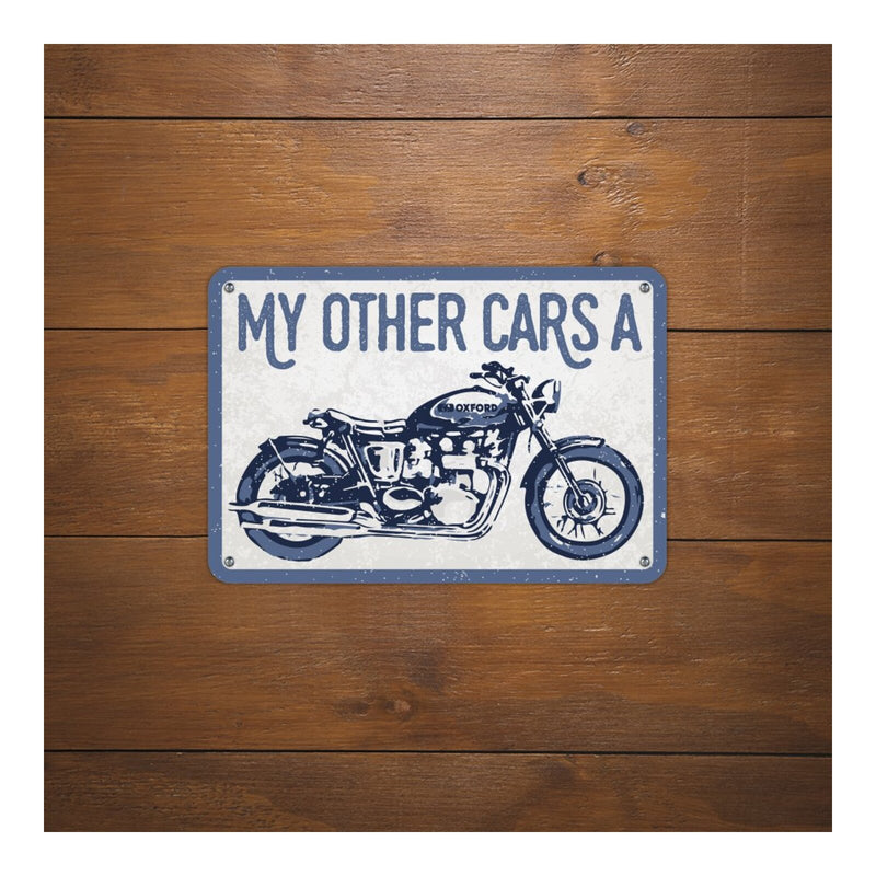 Load image into Gallery viewer, Oxford Garage Metal Sign: My Other Car’s A
