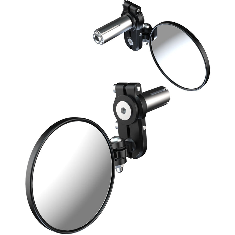 Load image into Gallery viewer, Oxford Fold Away Mirror - Black - PAIR
