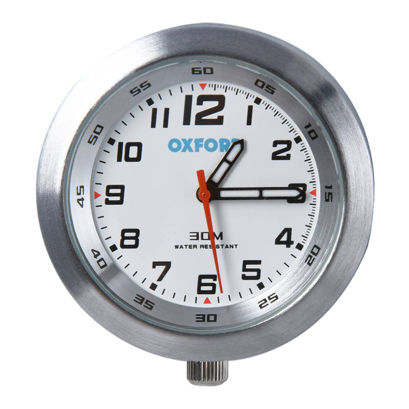 Load image into Gallery viewer, Oxford Clock Sil Case &amp; White Face with Bracket
