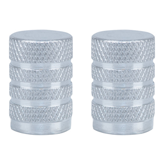 Oxford Gripper Valve Caps - Silver