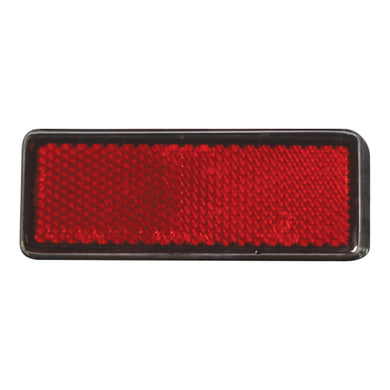 Oxford Reflectors Red Rectangular (Pair)