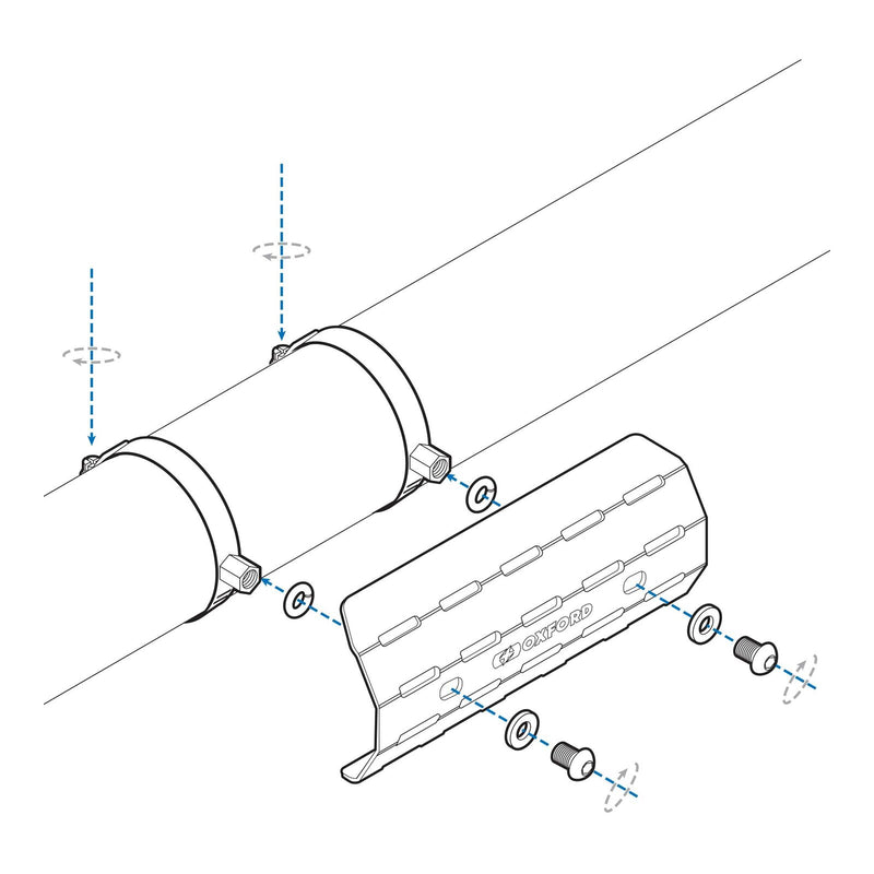 Load image into Gallery viewer, Oxford Scrambler Exhaust Heat Shield
