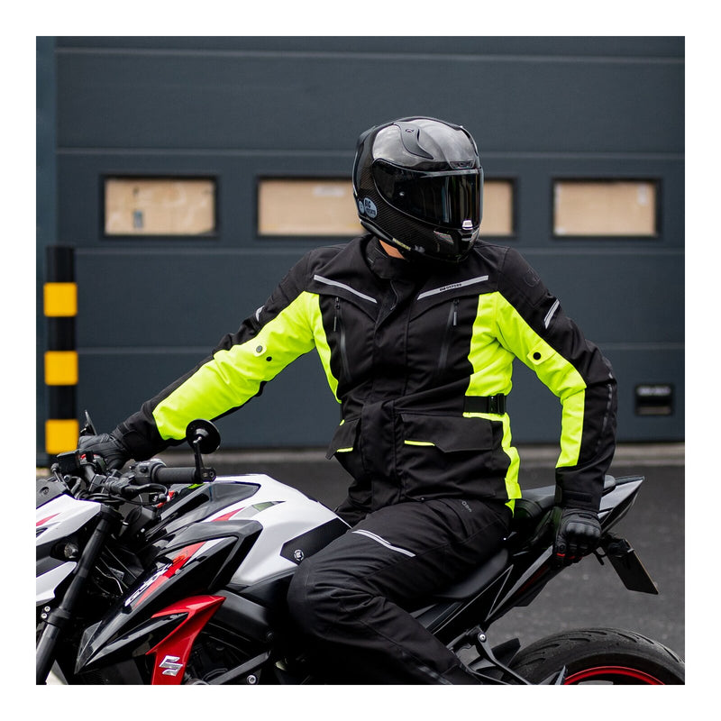 Load image into Gallery viewer, Oxford Metro 2.0 Men&#39;s Jacket - Black / Fluo
