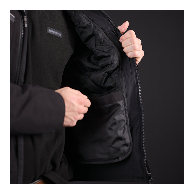 Load image into Gallery viewer, Oxford Mondial Street Dry2Dry Men&#39;s Jacket - Black
