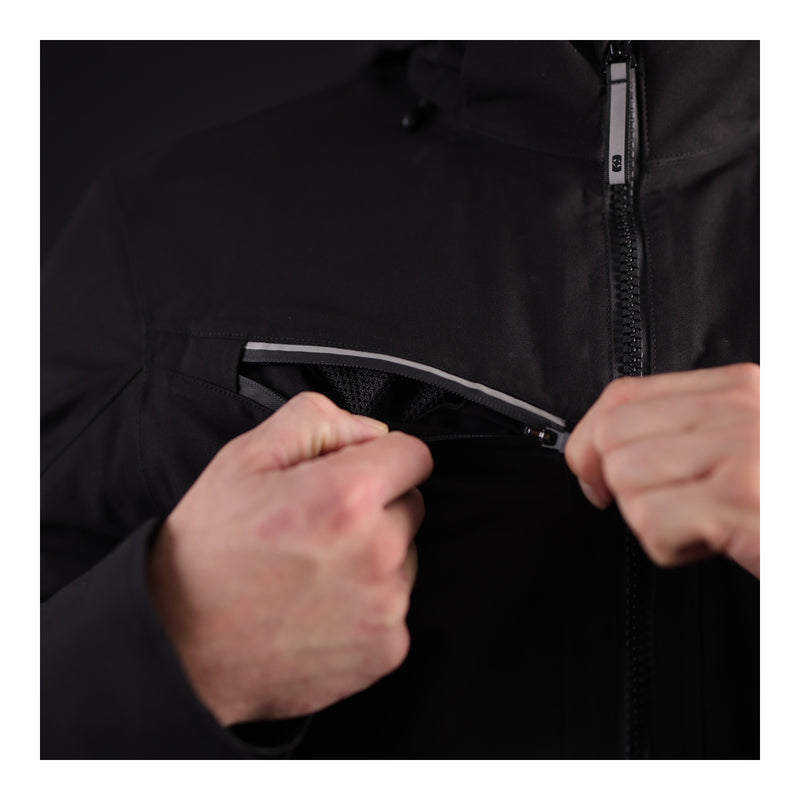 Load image into Gallery viewer, Oxford Mondial Street Dry2Dry Men&#39;s Jacket - Black
