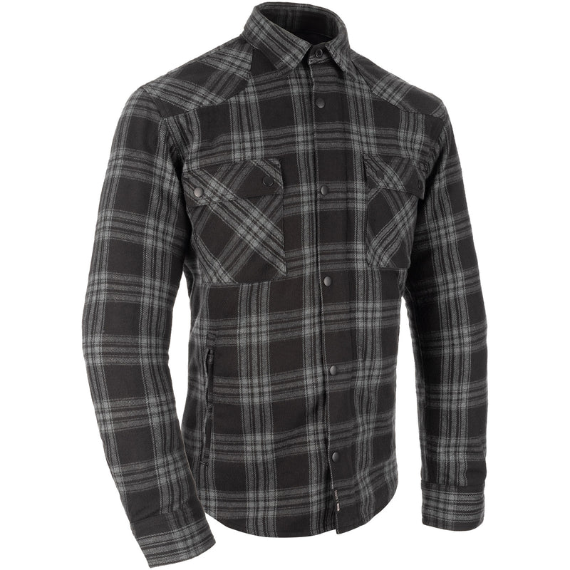 Load image into Gallery viewer, Oxford Kickback 3.0 Men&#39;s Shirt - Grey / Black Check
