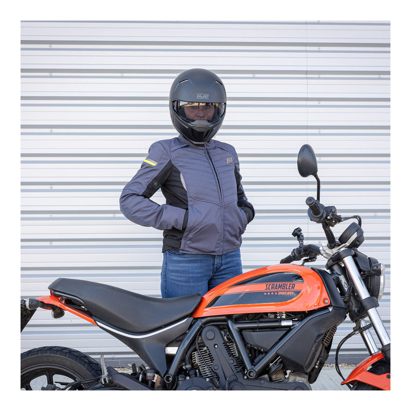 Load image into Gallery viewer, Oxford Valencia 3.0 Waterproof Dr2Dry Women&#39;s Textile Jacket - Grey / Black
