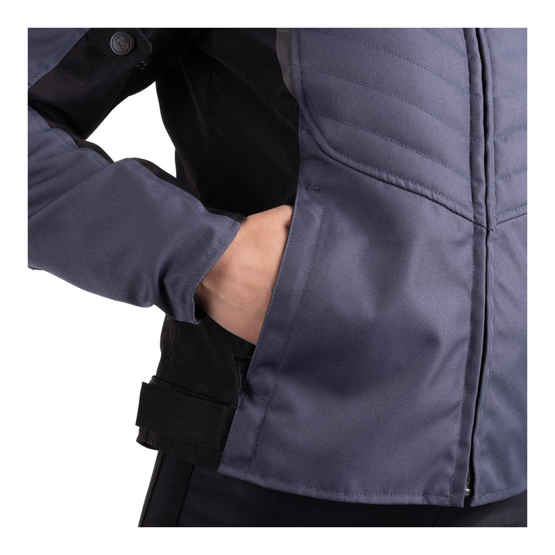 Load image into Gallery viewer, Oxford Valencia 3.0 Waterproof Dr2Dry Women&#39;s Textile Jacket - Grey / Black
