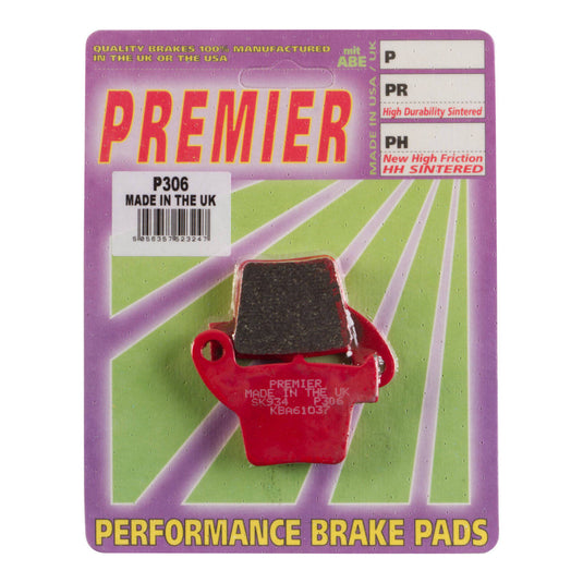 Premier Brake Pads - P Organic Standard