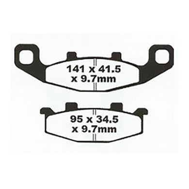 Premier Brake Pads - PV Semi Sintered