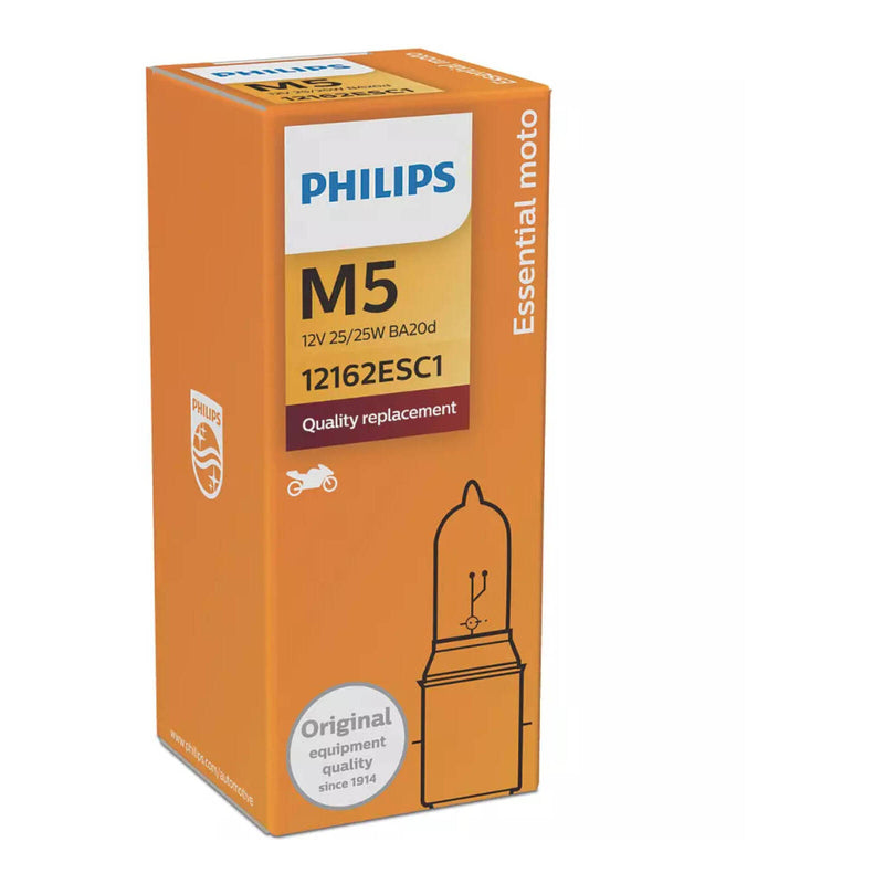 Load image into Gallery viewer, Philips Bulb M5 12162 ES 12V 25/25W BA20D C1
