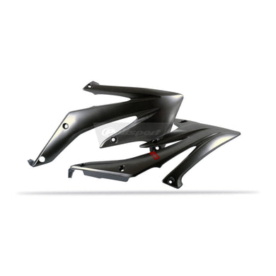 Polisport Radiator Scoops Honda CRF450 ('05-'08) - Brushed Alloy