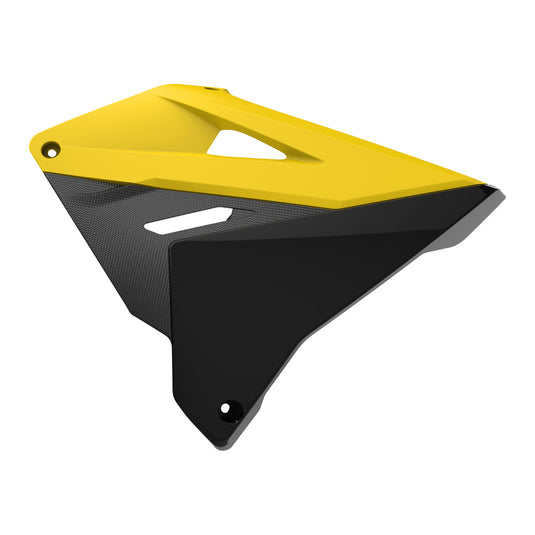 Polisport Restyling Radiator Scoops RM125/250 '01-'08 - OEM Black/Yellow