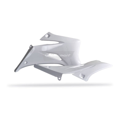 Polisport Radiator Scoops Yamaha YZ250/450F '06-'09 White