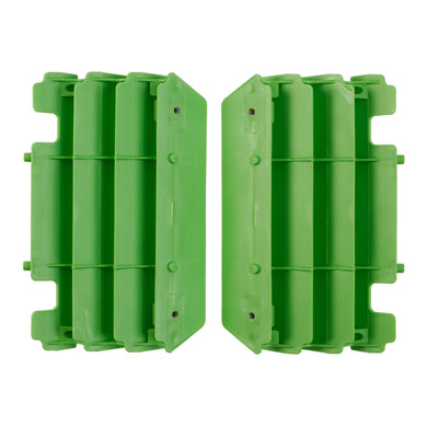 Polisport Radiator Louvers Kawasaki OEM - Green KX125/250