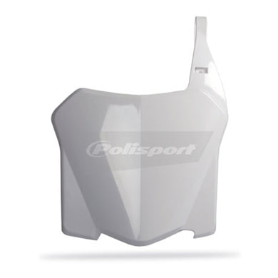 NUMBER PLATE HON CRF250 08-09/450R 08 WHT