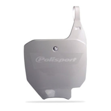 NUMBER PLATE CR85 07/CRF150R 07-16 WHT