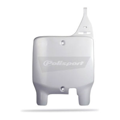 NUMBER PLATE SUZ RM125/250 99-00 WHT