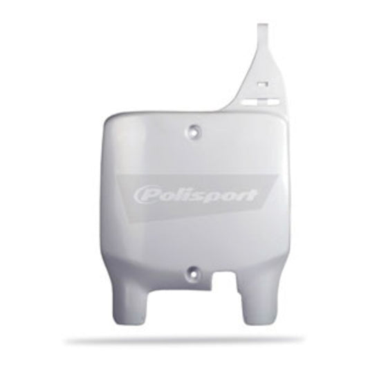 NUMBER PLATE SUZ RM125/250 99-00 WHT