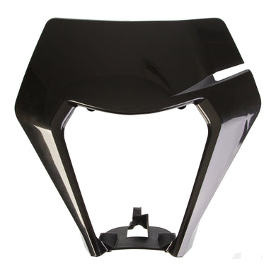 Polisport Number Plate / Headlight Mask KTM EXC/EXC-F '20-'21 - Black