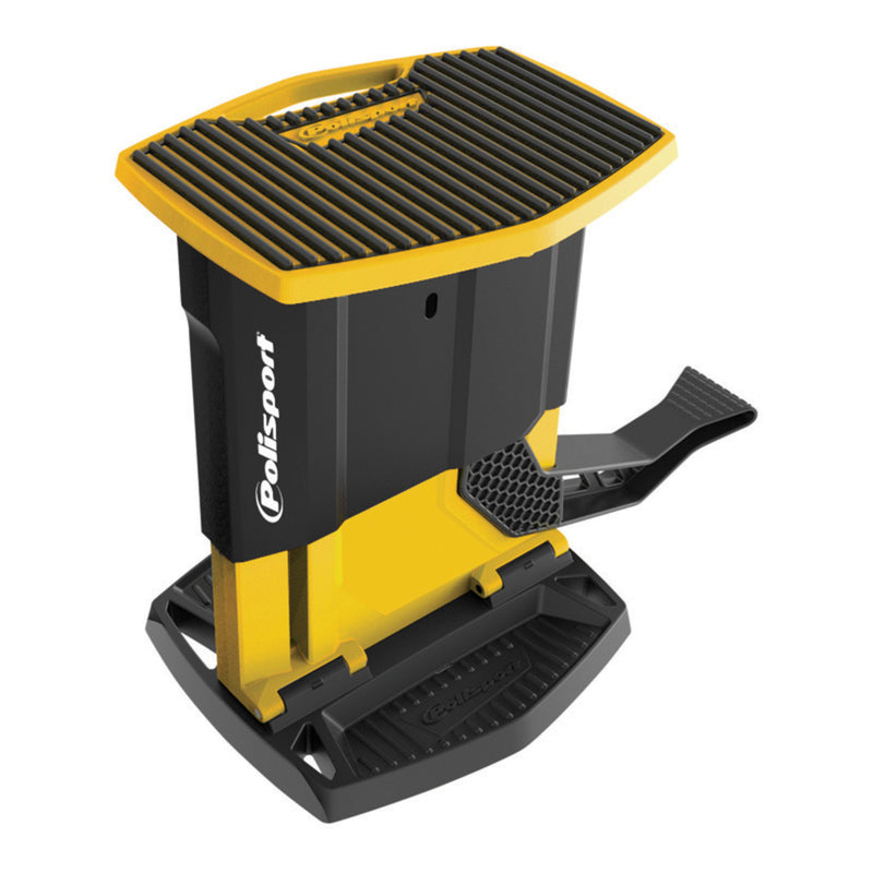 Load image into Gallery viewer, Polisport Bike Lift Stand - RM Yellow
