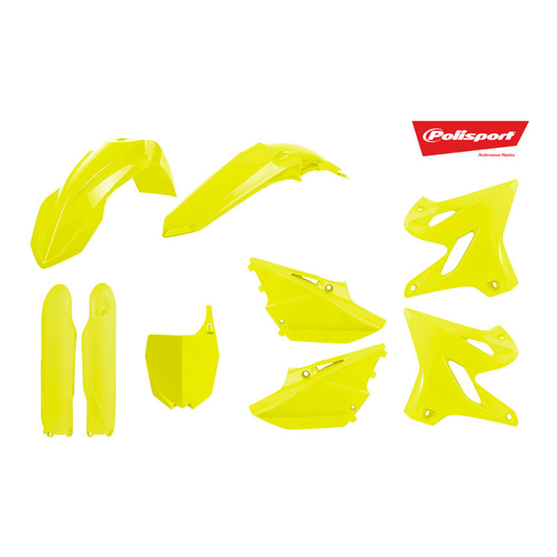 Load image into Gallery viewer, Polisport Kit Yamaha YZ125/250 &#39;15- Flow Yellow (Includes Fork Guards
